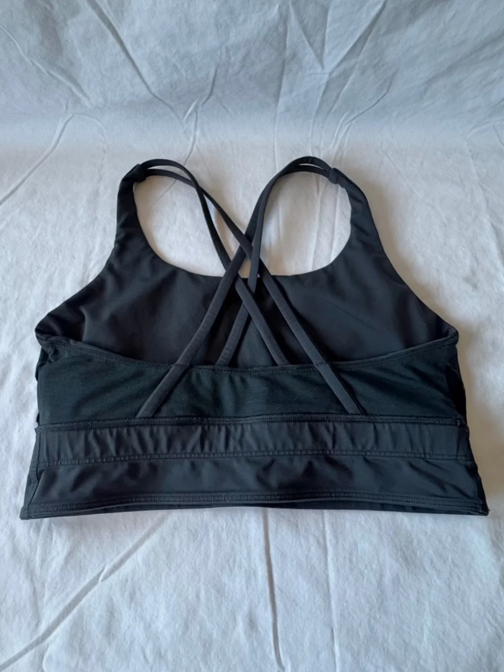 Lululemon Longline Energy Bra - Graphite Grey - 8